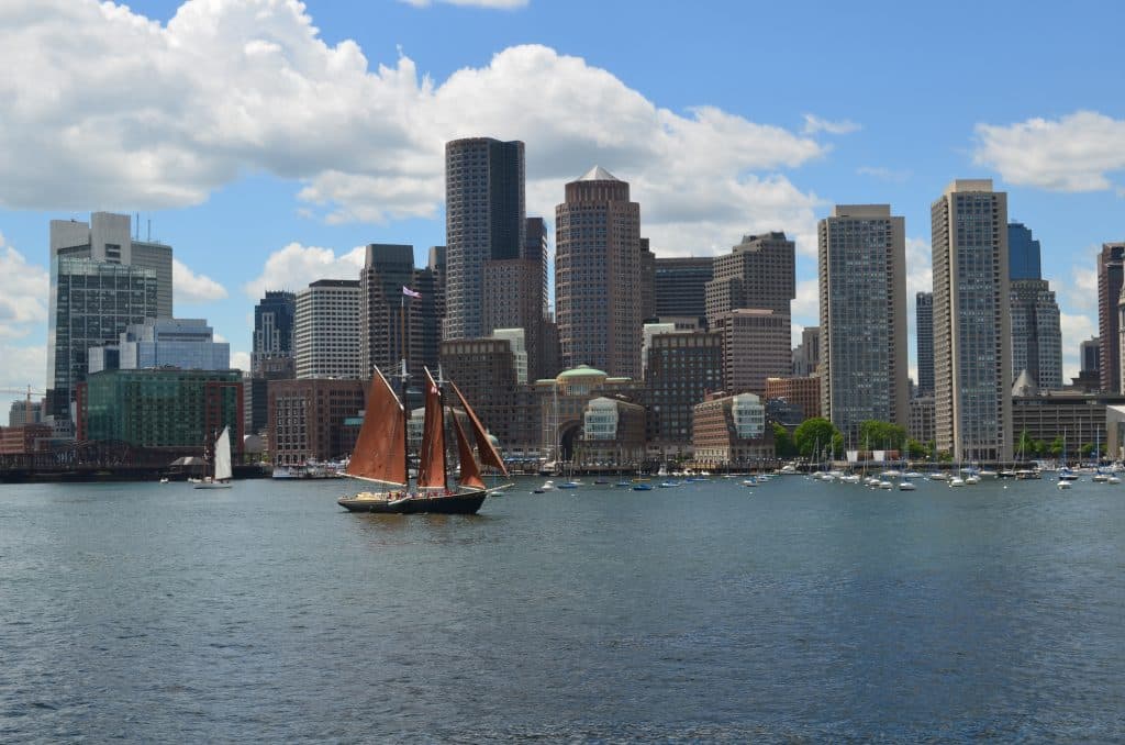 Vista do píer de Boston - melhores cidades para morar nos eua